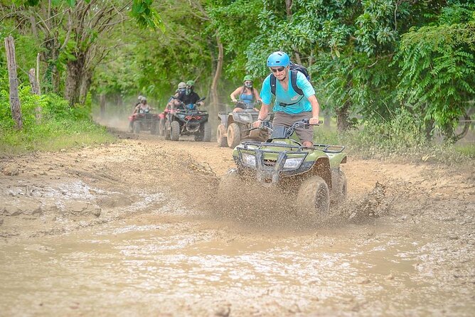 ATV OR BUGGY Ride Into the jungle with cave coffee & chocolate - Macao Beach Finish: White Sand, Palm Trees, and a Real Pause