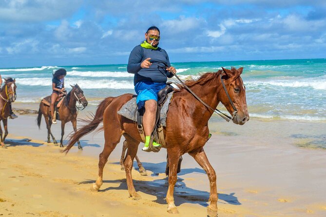 Beach Sunset on Horse Riding in Punta Cana(Private Option) - Photographer stop: how to enjoy it and still stay in control