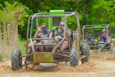 Extreme Buggies Adventure in Punta Cana - Stop 1: Taino’s Macao Cave and the underground river dip