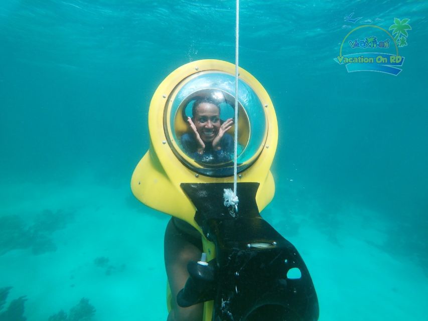 From Punta Cana: ScubaDoo, Snorkel & Glass Bottom Boat Tour - Snorkeling at El Niño: corals, fish, and a lifeguard guide