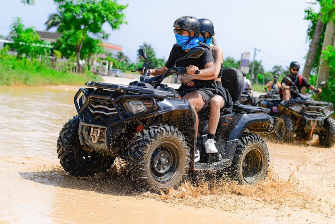 Half-Day Adventure 4x4 ATV, cenote and Macao beach in Punta Cana - Macao Beach Finish: Limestone Cliffs and Real Relaxation