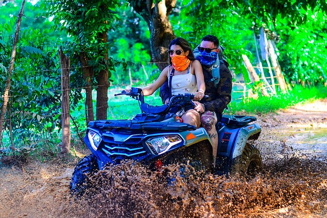 Horseback riding and ATV or Buggy with Party Boat with Lunch - A Day That Combines Dirt Roads and Sea Time