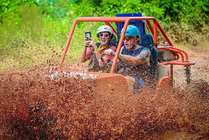 Off Road Buggy Adventure - Stop 1 at Playa Macao: surfers, locals, and a welcome breather