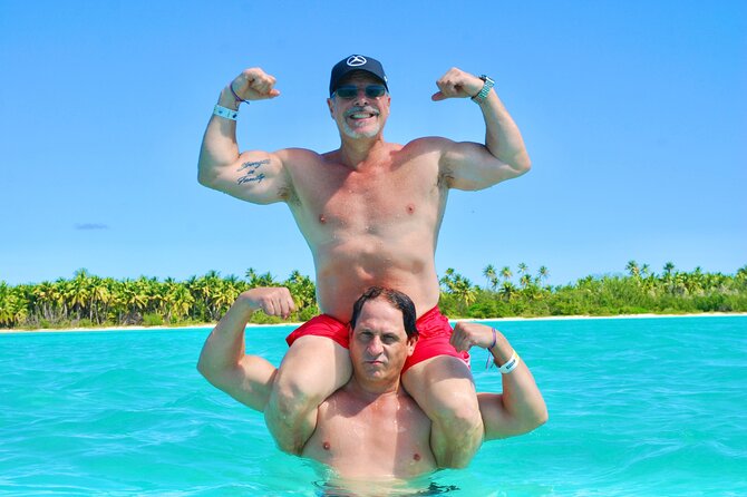Private Luxury Double Slide Party Boat - Stop at Bávaro Beach: reef snorkeling, cocktails, and slide time