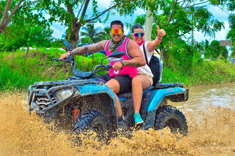 Punta Cana ATV Adventure: Beach & Cenote Tour with Pickup - Hidden Cenote Swim Stop: Cool Water, Crowd Reality