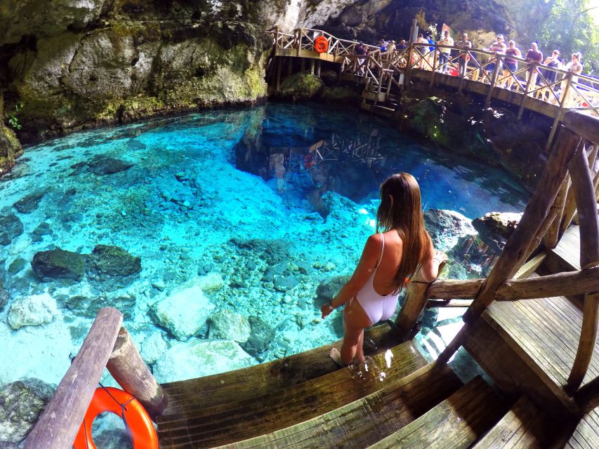 Punta Cana: Blue Hole and Scape Park Cap Cana Entry Ticket - Zip lines, swings, and water hammocks: the adrenaline block