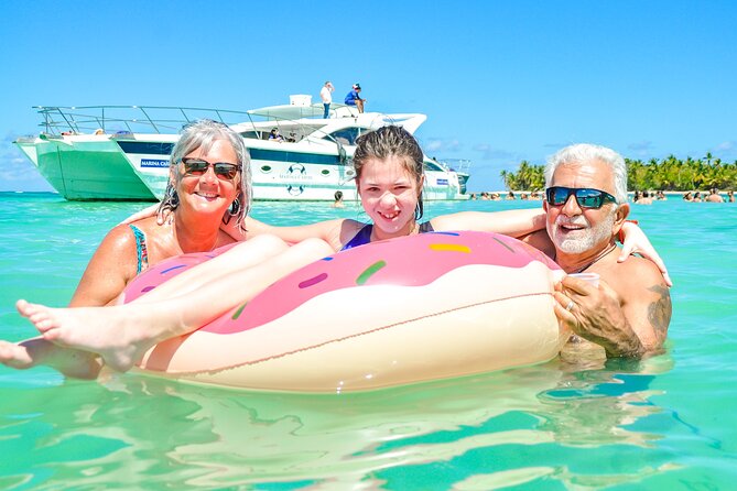 Punta Cana Family Boat Trip and snorkeling - On-Board Food and Drinks: Included Nachos, Soda, and Rum-Optional Fun