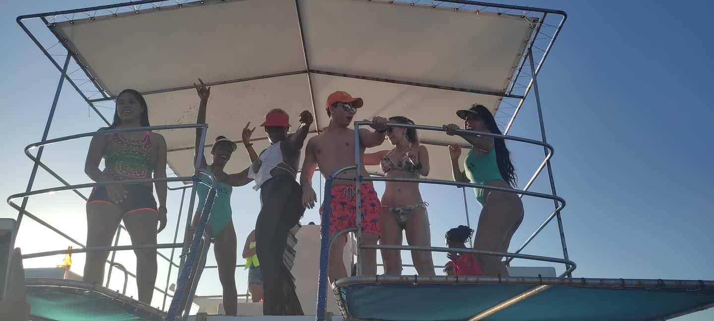 Punta Cana: Party Boat and Snorkeling Adventure - Natural pool anchoring: the easiest swim stop of the day