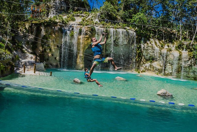 Punta Cana Scape Park and Blue Hole Full Day Admission Ticket - Water Hammocks, Rope Swings, and the Splash Factor