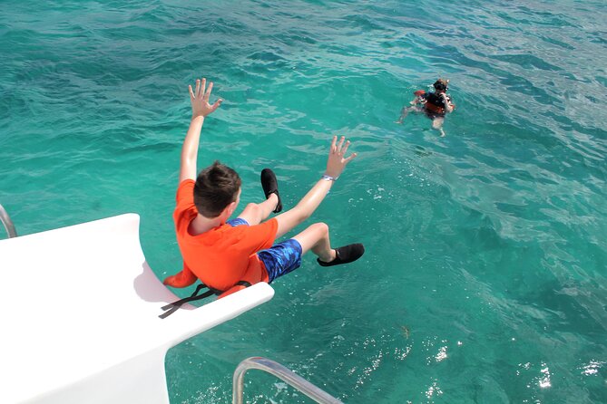Punta Cana VIP Party Cruise with Snorkeling & Double Slide - Natural Swimming Pool Break: Snacks, Cocktails, and a Breather