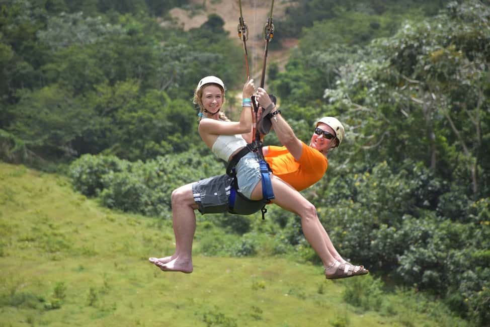 Punta Cana: Zipline, Chairlift, Buggy & Horse Ride Adventure - Horseback through the jungle: calm riding after the mud